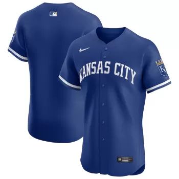 Men's Kansas City Royals Nike Royal Alternate Vapor Premier Elite Patch Jersey Men's Kansas City Royals Nike Royal Alternate Vapor Premier Elite Patch Jersey