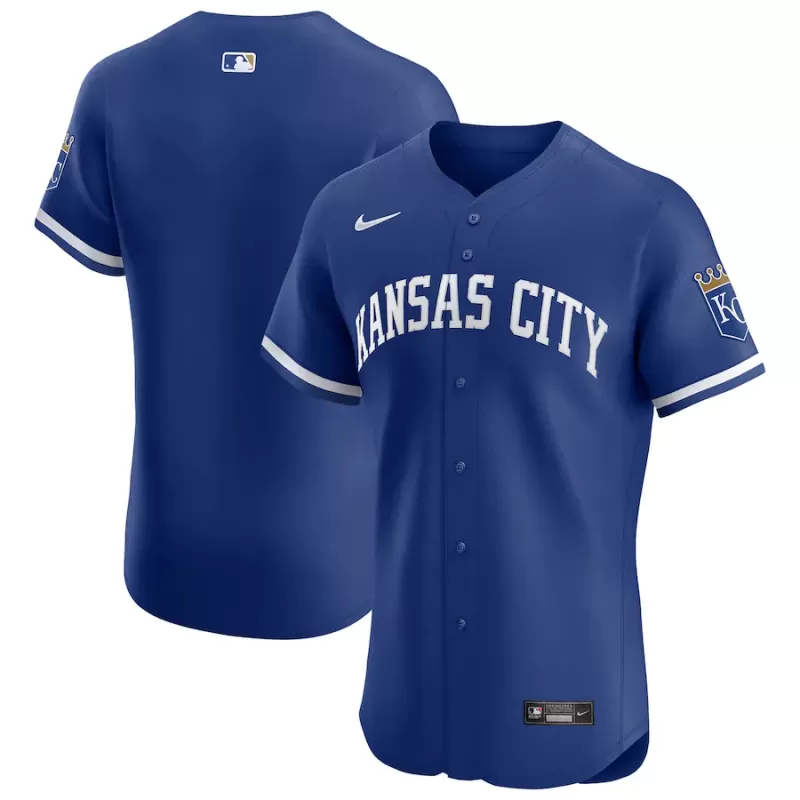 Men's Kansas City Royals Nike Royal Alternate Vapor Premier Elite Patch Jersey Men's Kansas City Royals Nike Royal Alternate Vapor Premier Elite Patch Jersey