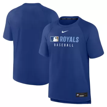 Men's Kansas City Royals Nike Royal Authentic Collection Pregame Raglan Performance T-Shirt Men's Kansas City Royals Nike Royal Authentic Collection Pregame Raglan Performance T-Shirt