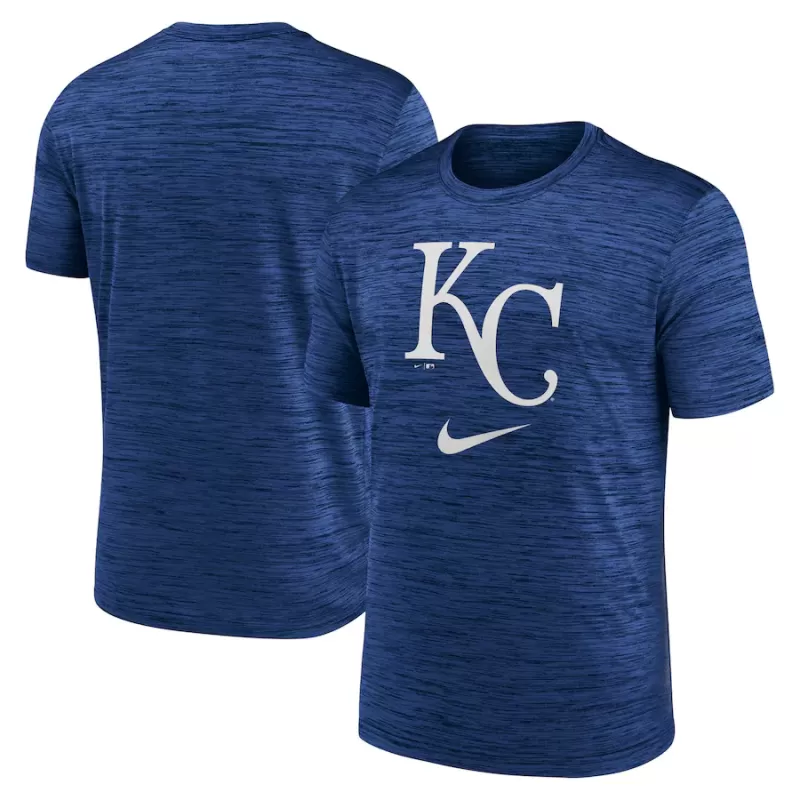 Men's Kansas City Royals Nike Royal Logo Velocity Performance T-Shirt Men's Kansas City Royals Nike Royal Logo Velocity Performance T-Shirt