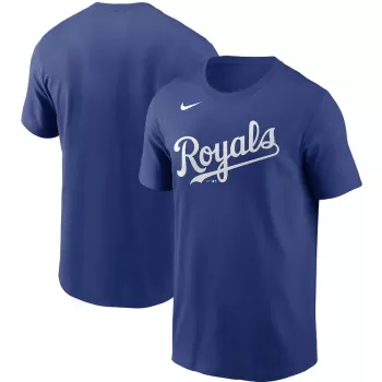 Men's Kansas City Royals Nike Royal Team Wordmark T-Shirt Men's Kansas City Royals Nike Royal Team Wordmark T-Shirt