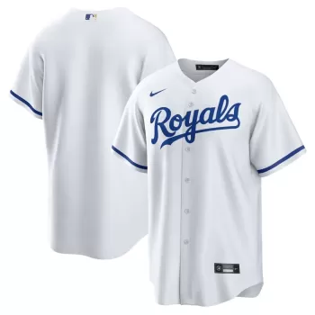 Men's Kansas City Royals Nike White Home Blank Replica Jersey Men's Kansas City Royals Nike White Home Blank Replica Jersey