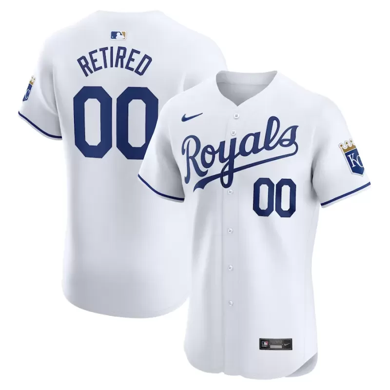Men's Kansas City Royals Nike White Home Elite Pick-A-Player Retired Roster Jersey Men's Kansas City Royals Nike White Home Elite Pick-A-Player Retired Roster Jersey