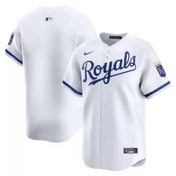 Men's Kansas City Royals Nike White Home Limited Jersey Men's Kansas City Royals Nike White Home Limited Jersey