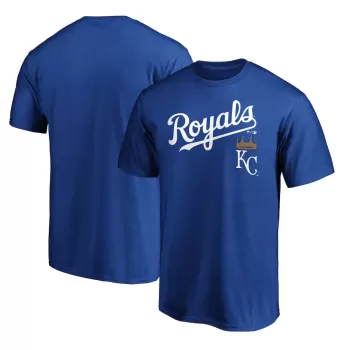 Men's Kansas City Royals Royal Team Lock Up Wordmark T-Shirt Men's Kansas City Royals Royal Team Lock Up Wordmark T-Shirt
