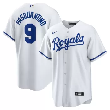 Men's Kansas City Royals Vinnie Pasquantino Nike White Home Replica Jersey Men's Kansas City Royals Vinnie Pasquantino Nike White Home Replica Jersey