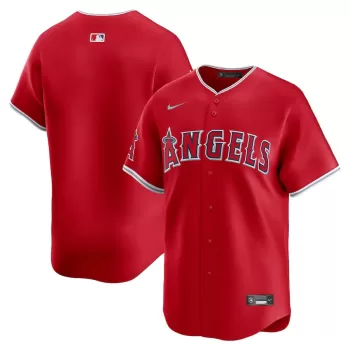 Men's Los Angeles Angels Nike Red Alternate Limited Jersey Men's Los Angeles Angels Nike Red Alternate Limited Jersey