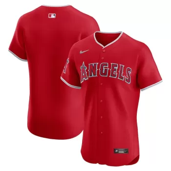 Men's Los Angeles Angels Nike Red Alternate Vapor Premier Elite Patch Jersey Men's Los Angeles Angels Nike Red Alternate Vapor Premier Elite Patch Jersey