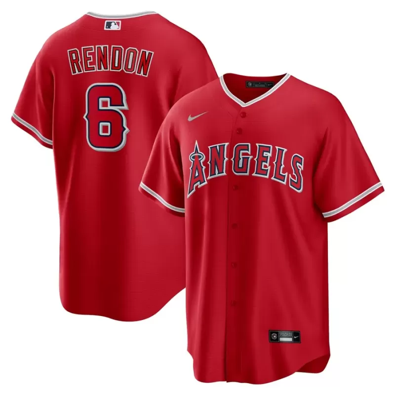 Men's Los Angeles Angels Anthony Rendon Nike Red Alternate Replica Player Name Jersey Men's Los Angeles Angels Anthony Rendon Nike Red Alternate Replica Player Name Jersey