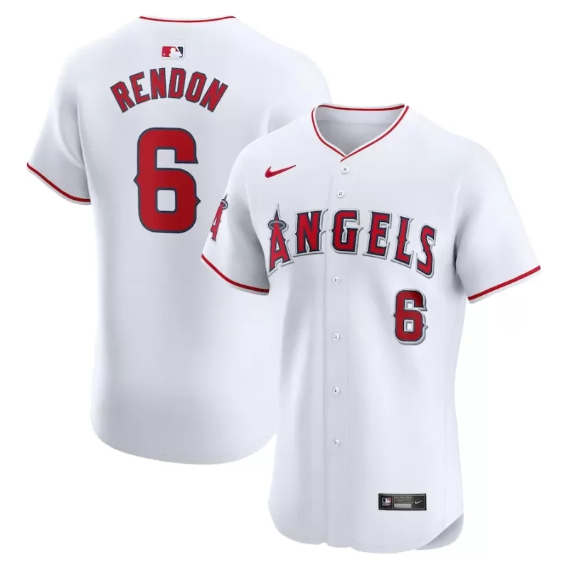 Men's Los Angeles Angels Anthony Rendon Nike White Home Elite Player Jersey Men's Los Angeles Angels Anthony Rendon Nike White Home Elite Player Jersey