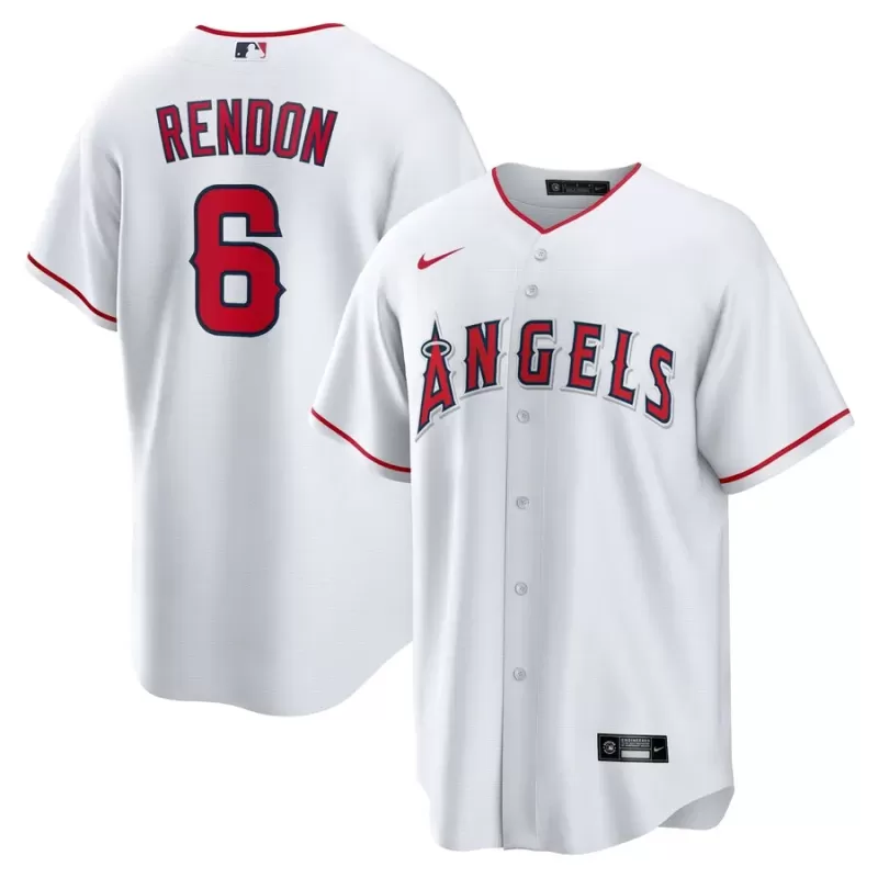 Men's Los Angeles Angels Anthony Rendon Nike White Home Replica Player Name Jersey Men's Los Angeles Angels Anthony Rendon Nike White Home Replica Player Name Jersey
