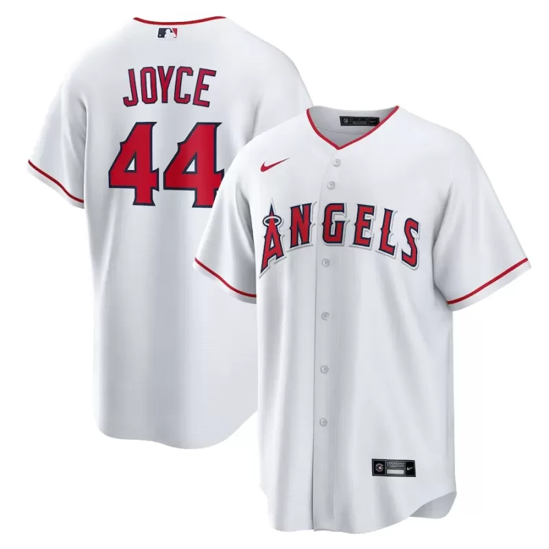 Men's Los Angeles Angels Ben Joyce Nike White Home Replica Jersey Men's Los Angeles Angels Ben Joyce Nike White Home Replica Jersey