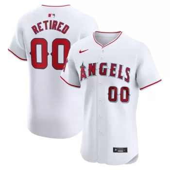 Men's Los Angeles Angels Nike White Home Elite Pick-A-Player Retired Roster Jersey Men's Los Angeles Angels Nike White Home Elite Pick-A-Player Retired Roster Jersey