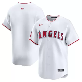Men's Los Angeles Angels Nike White Home Limited Jersey Men's Los Angeles Angels Nike White Home Limited Jersey
