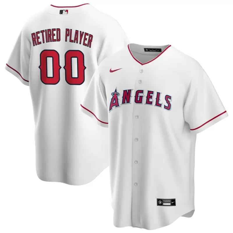 Men's Los Angeles Angels Nike White Home Pick-A-Player Retired Roster Replica Jersey Men's Los Angeles Angels Nike White Home Pick-A-Player Retired Roster Replica Jersey