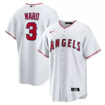 Men's Los Angeles Angels Taylor Ward Nike White Home Replica Jersey Men's Los Angeles Angels Taylor Ward Nike White Home Replica Jersey