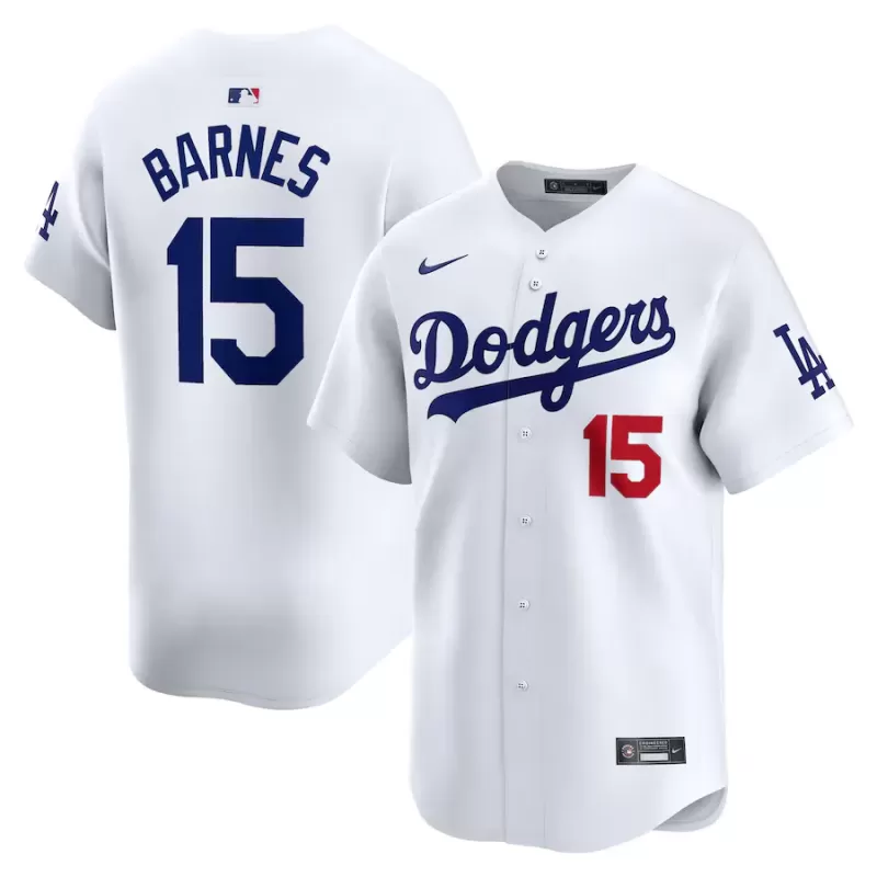 Men's Los Angeles Dodgers Austin Barnes Nike White Home Limited Player Jersey Men's Los Angeles Dodgers Austin Barnes Nike White Home Limited Player Jersey