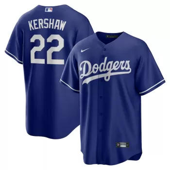 Men's Los Angeles Dodgers Clayton Kershaw Nike Royal Alternate Replica Player Name Jersey Men's Los Angeles Dodgers Clayton Kershaw Nike Royal Alternate Replica Player Name Jersey