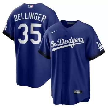 Men's Los Angeles Dodgers Cody Bellinger Nike Royal City Connect Replica Player Jersey Men's Los Angeles Dodgers Cody Bellinger Nike Royal City Connect Replica Player Jersey