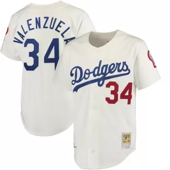 Men's Los Angeles Dodgers Fernando Valenzuela Mitchell & Ness Gray Authentic Jersey Men's Los Angeles Dodgers Fernando Valenzuela Mitchell & Ness Gray Authentic Jersey