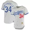 Men's Los Angeles Dodgers Fernando Valenzuela Mitchell & Ness Gray Road 1981 Cooperstown Collection Authentic Jersey Men's Los Angeles Dodgers Fernando Valenzuela Mitchell & Ness Gray Road 1981 Cooperstown Collection Authentic Jersey