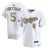 Men's Los Angeles Dodgers Freddie Freeman Nike White 2025 Gold Collection Limited Jersey Men's Los Angeles Dodgers Freddie Freeman Nike White 2025 Gold Collection Limited Jersey