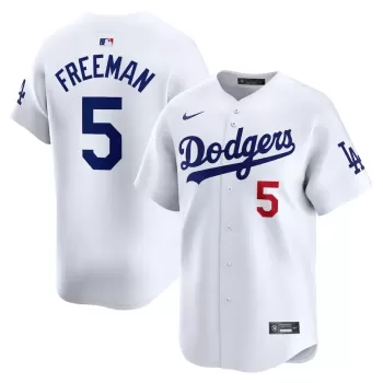 Men's Los Angeles Dodgers Freddie Freeman Nike White Home Limited Player Jersey Men's Los Angeles Dodgers Freddie Freeman Nike White Home Limited Player Jersey