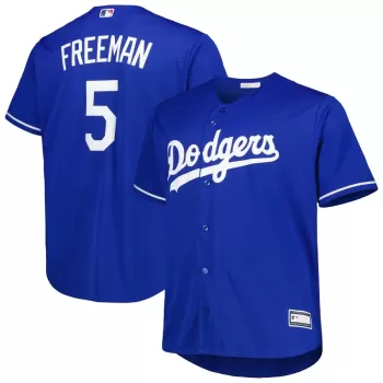 Men's Los Angeles Dodgers Freddie Freeman Royal Big & Tall Replica Player Jersey Men's Los Angeles Dodgers Freddie Freeman Royal Big & Tall Replica Player Jersey