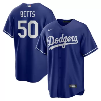 Men's Los Angeles Dodgers Mookie Betts Nike Royal Big & Tall Alternate Replica Player Jersey Men's Los Angeles Dodgers Mookie Betts Nike Royal Big & Tall Alternate Replica Player Jersey