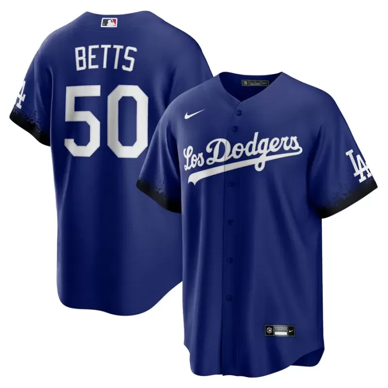Men's Los Angeles Dodgers Mookie Betts Nike Royal City Connect Replica Player Jersey Men's Los Angeles Dodgers Mookie Betts Nike Royal City Connect Replica Player Jersey