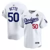 Men's Los Angeles Dodgers Mookie Betts Nike White 2024 World Series Home Limited Player Jersey Men's Los Angeles Dodgers Mookie Betts Nike White 2024 World Series Home Limited Player Jersey