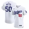 Men's Los Angeles Dodgers Mookie Betts Nike White Home Elite Jersey Men's Los Angeles Dodgers Mookie Betts Nike White Home Elite Jersey
