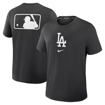 Men's Los Angeles Dodgers Nike Black Authentic Collection Early Work Tri-Blend Performance T-Shirt Men's Los Angeles Dodgers Nike Black Authentic Collection Early Work Tri-Blend Performance T-Shirt