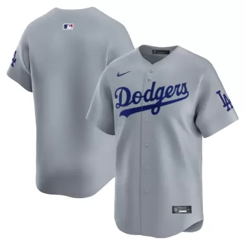 Men's Los Angeles Dodgers Nike Gray Alternate Limited Jersey Men's Los Angeles Dodgers Nike Gray Alternate Limited Jersey