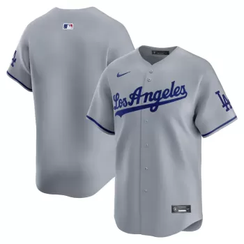 Men's Los Angeles Dodgers Nike Gray Away Limited Jersey Men's Los Angeles Dodgers Nike Gray Away Limited Jersey