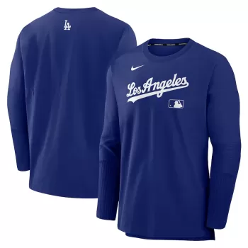 Men's Los Angeles Dodgers Nike Royal/ Authentic Collection Player Lightweight Performance Long Sleeve Top Men's Los Angeles Dodgers Nike Royal/ Authentic Collection Player Lightweight Performance Long Sleeve Top
