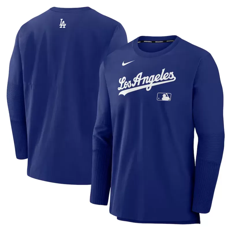 Men's Los Angeles Dodgers Nike Royal/ Authentic Collection Player Lightweight Performance Long Sleeve Top Men's Los Angeles Dodgers Nike Royal/ Authentic Collection Player Lightweight Performance Long Sleeve Top
