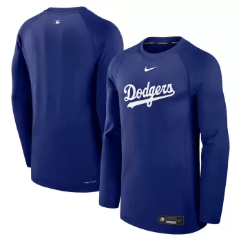 Men's Los Angeles Dodgers Nike Royal Authentic Collection Game Time Raglan Performance Long Sleeve T-Shirt Men's Los Angeles Dodgers Nike Royal Authentic Collection Game Time Raglan Performance Long Sleeve T-Shirt