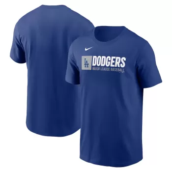 Men's Los Angeles Dodgers Nike Royal Team Block T-Shirt Men's Los Angeles Dodgers Nike Royal Team Block T-Shirt