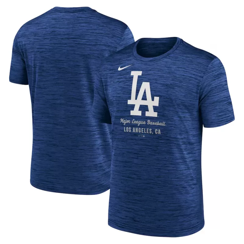 Men's Los Angeles Dodgers Nike Royal Velocity Performance T-Shirt Men's Los Angeles Dodgers Nike Royal Velocity Performance T-Shirt