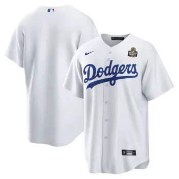 Men's Los Angeles Dodgers Nike White 2024 World Series Big & Tall Replica Jersey Men's Los Angeles Dodgers Nike White 2024 World Series Big & Tall Replica Jersey