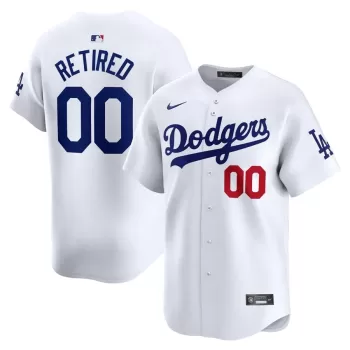 Men's Los Angeles Dodgers Nike White Home Limited Pick-A-Player Retired Roster Jersey Men's Los Angeles Dodgers Nike White Home Limited Pick-A-Player Retired Roster Jersey
