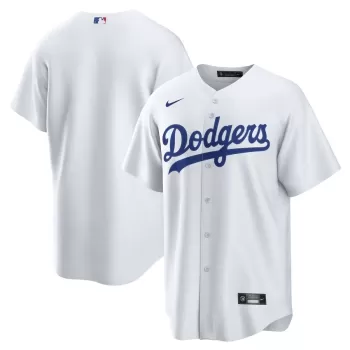 Men's Los Angeles Dodgers Nike White Home Replica Team Jersey Men's Los Angeles Dodgers Nike White Home Replica Team Jersey