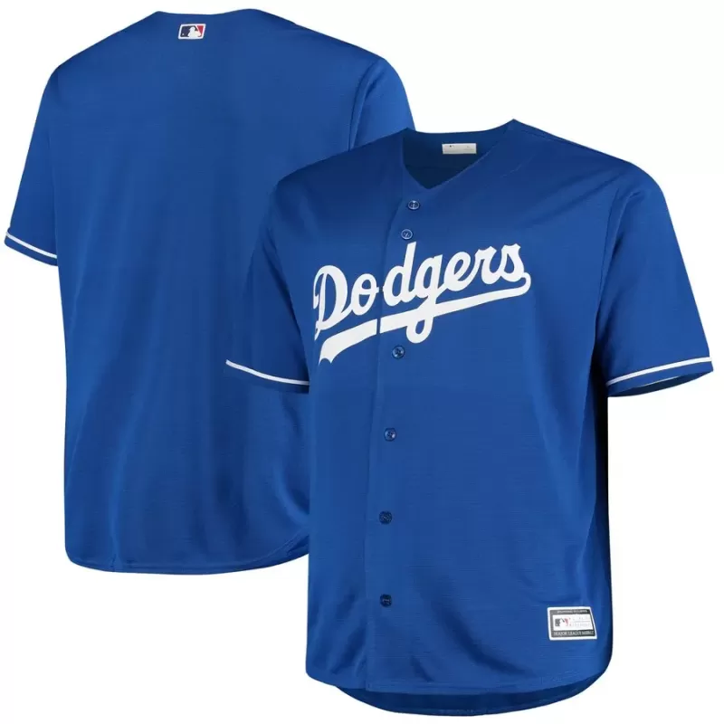 Men's Los Angeles Dodgers Royal Big & Tall Replica Alternate Team Jersey Men's Los Angeles Dodgers Royal Big & Tall Replica Alternate Team Jersey
