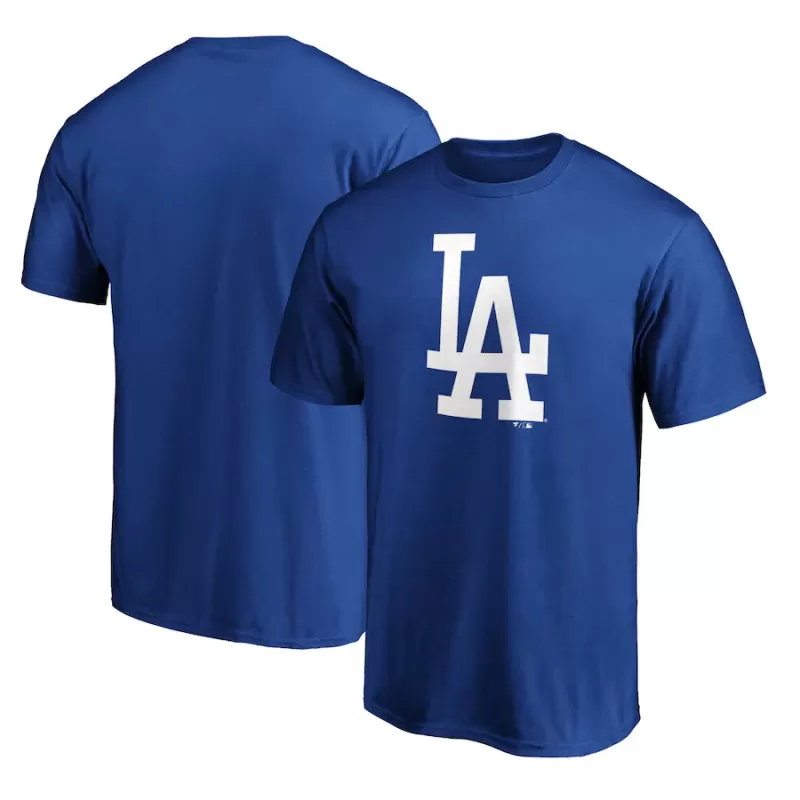 Men's Los Angeles Dodgers Royal Team Color Primary Logo 2 T-Shirt Men's Los Angeles Dodgers Royal Team Color Primary Logo 2 T-Shirt