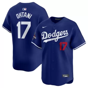 Men's Los Angeles Dodgers Shohei Ohtani Nike Royal 2024 World Series Champions Alternate Limited Player Jersey Men's Los Angeles Dodgers Shohei Ohtani Nike Royal 2024 World Series Champions Alternate Limited Player Jersey