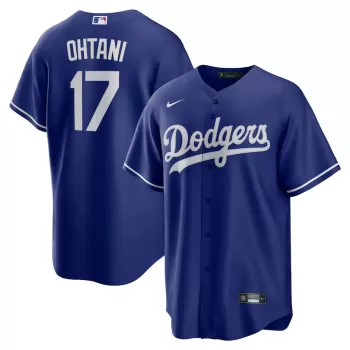 Men's Los Angeles Dodgers Shohei Ohtani Nike Royal Alternate Replica Player Jersey Men's Los Angeles Dodgers Shohei Ohtani Nike Royal Alternate Replica Player Jersey