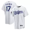 Men's Los Angeles Dodgers Shohei Ohtani Nike White 2024 World Series Champions Home Japanese Characters Replica Player Jersey Men's Los Angeles Dodgers Shohei Ohtani Nike White 2024 World Series Champions Home Japanese Characters Replica Player Jersey