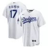 Men's Los Angeles Dodgers Shohei Ohtani Nike White 2024 World Series Champions Home Japanese Characters Replica Player Jersey Men's Los Angeles Dodgers Shohei Ohtani Nike White 2024 World Series Champions Home Japanese Characters Replica Player Jersey
