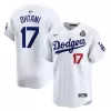 Men's Los Angeles Dodgers Shohei Ohtani Nike White 2024 World Series Home Limited Player Jersey
